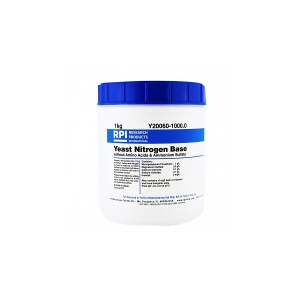 Yeast w/o Amino/Ammonium, 1 KG